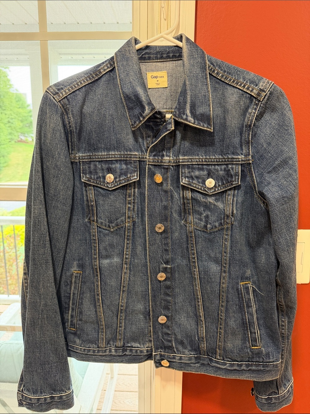 GAP Blue Washed Denim Jacket
